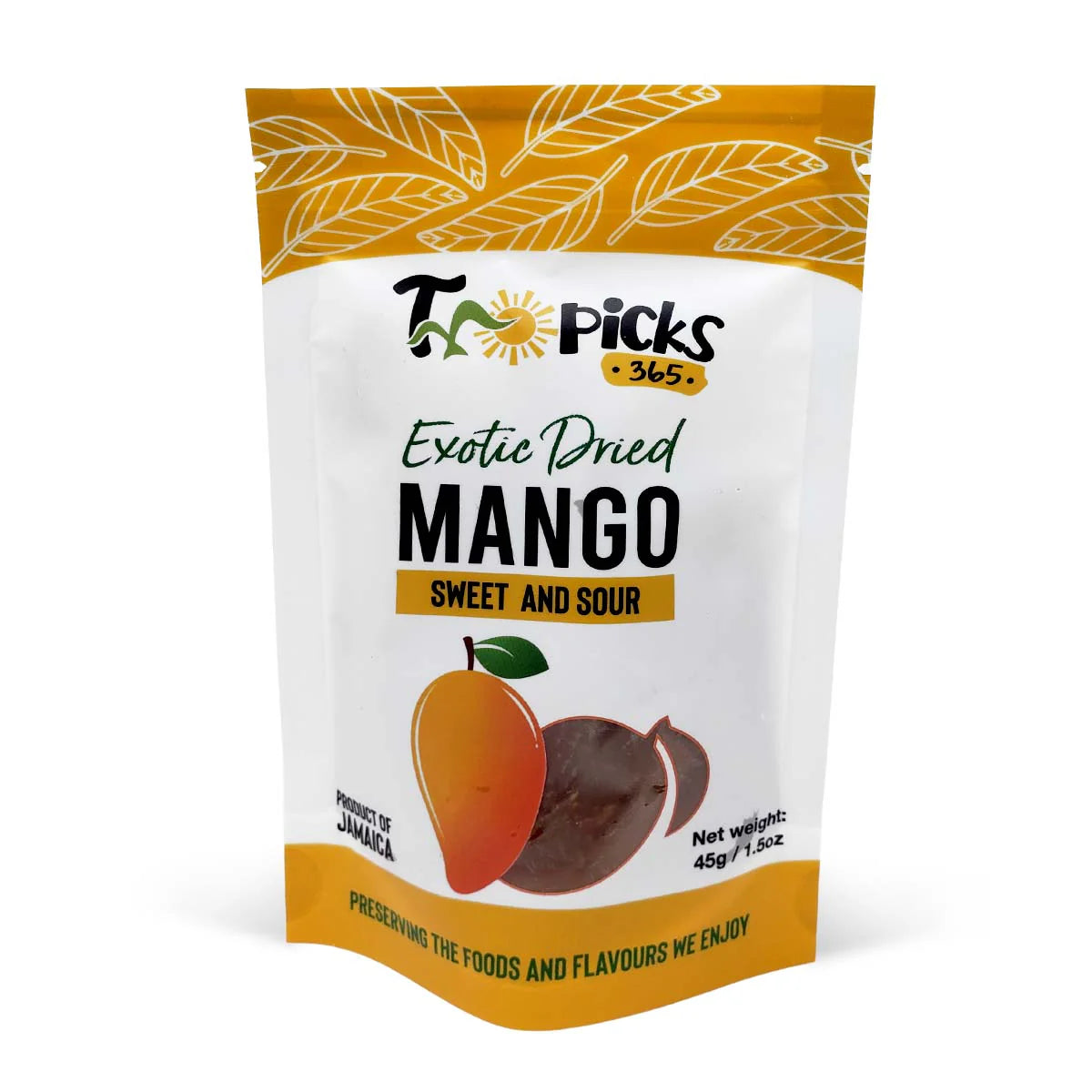 Tropicks365 Dried Mango Sweet N' Sour, 45g
